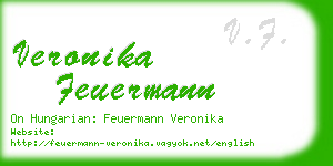 veronika feuermann business card